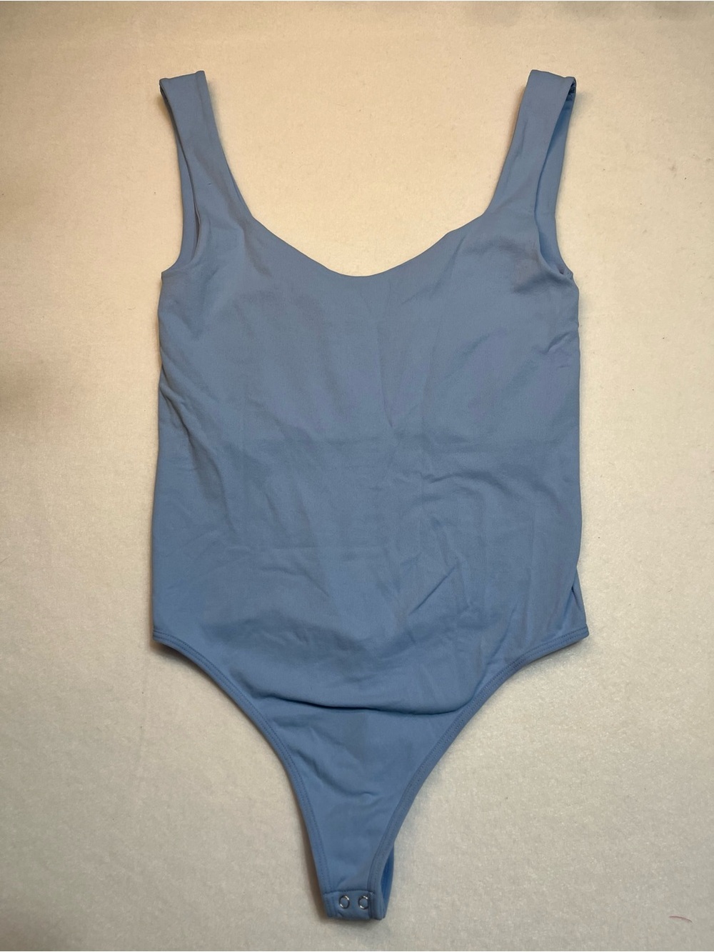 Free People Scoop Neck Kids One-Piece Bodysuit - Light Blue